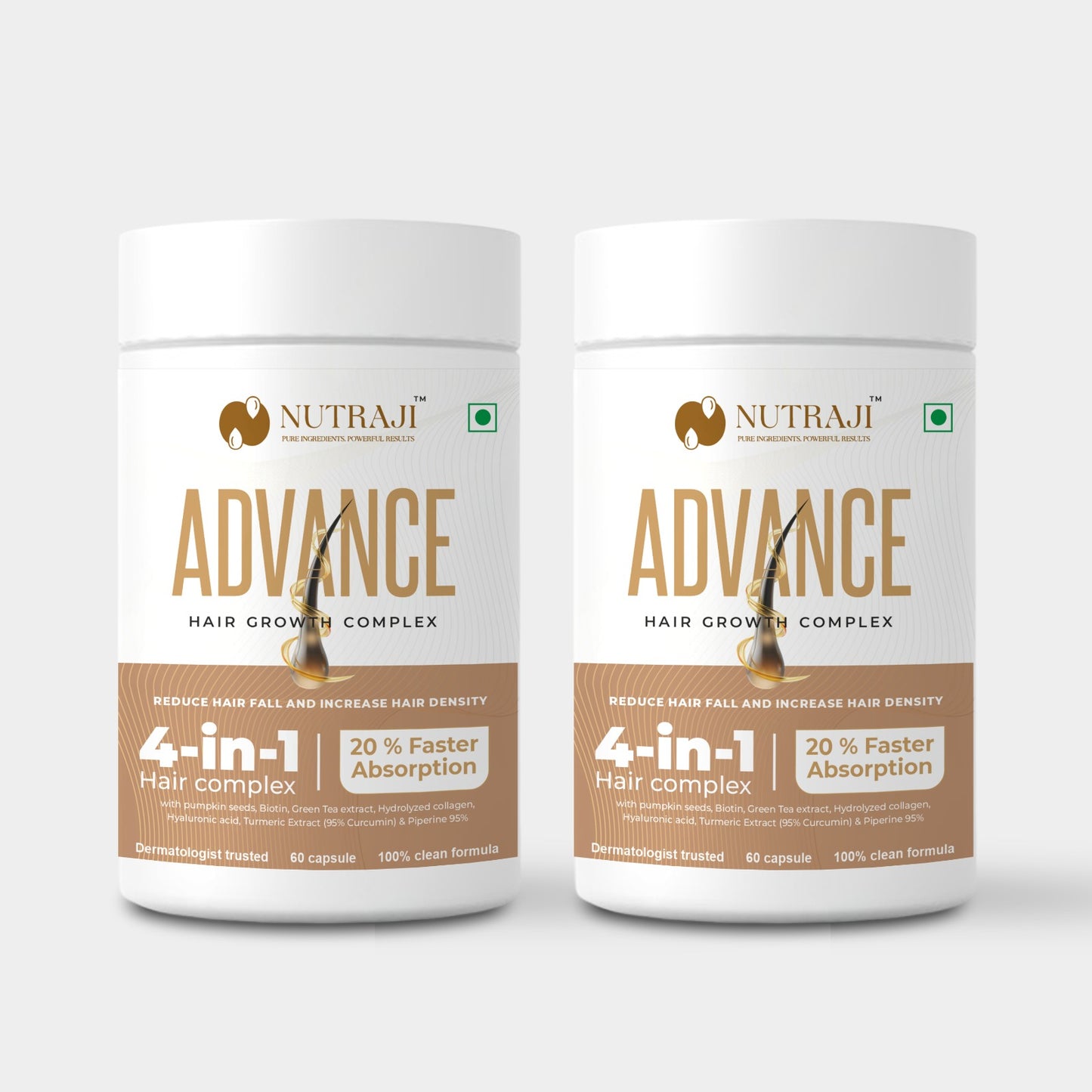 NUTRAJI ADVANCED HAIR GROWTH SUPPLEMENTS